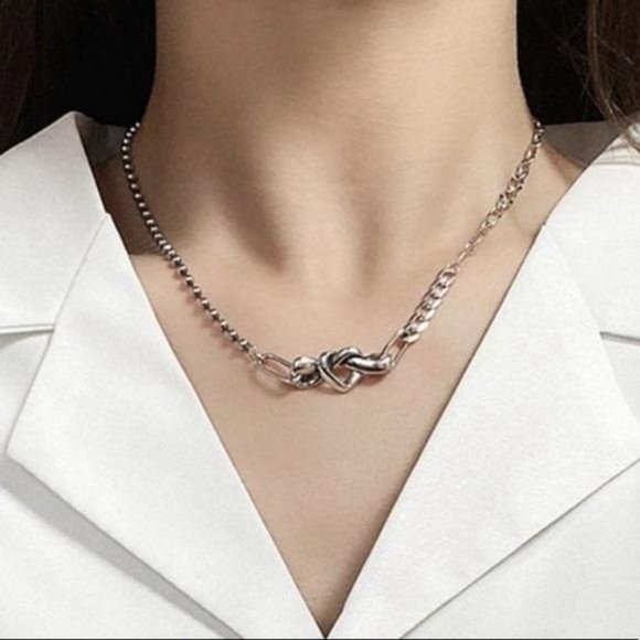 NEW 925 STERLING SILVER HEART NECKLACE, NICE NECKLACE, CUTE NECKLACE - Picture 2 of 6